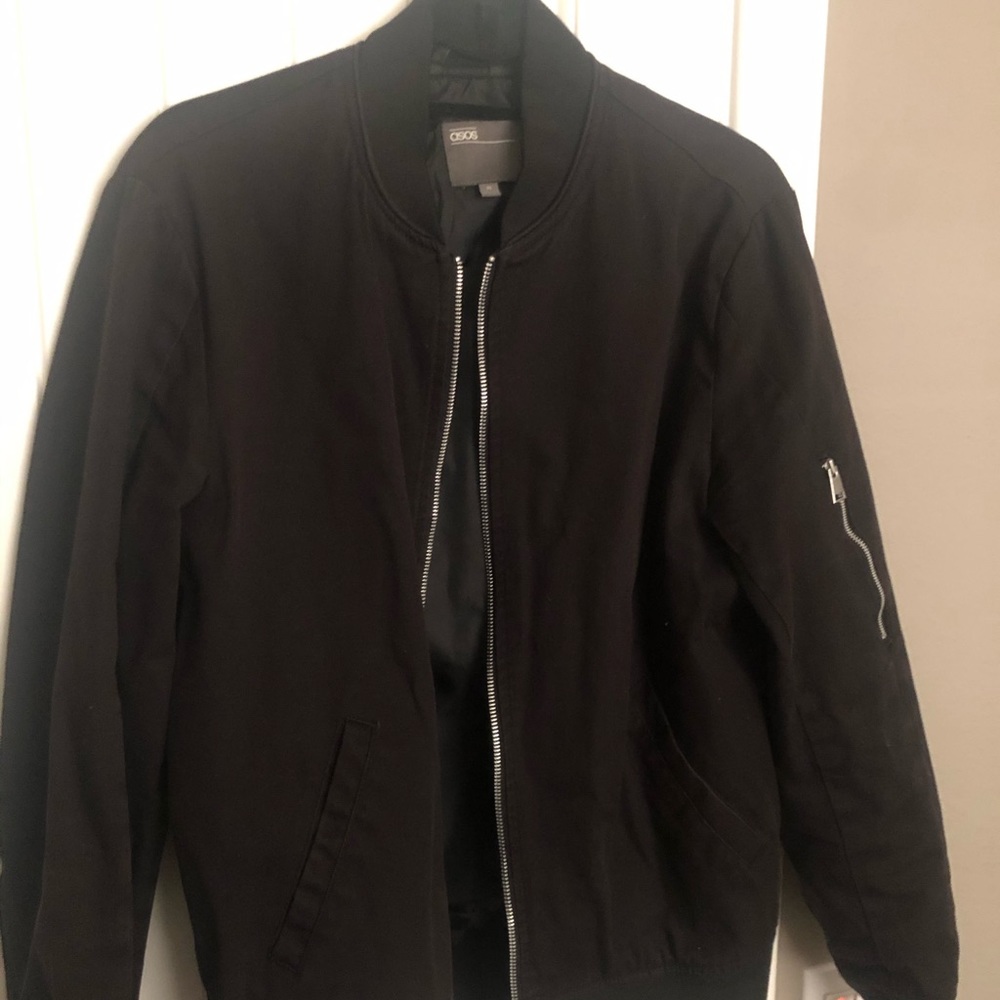 ASOS Black Bomber sz. Medium